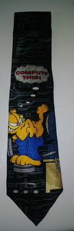 Garfield Compute This Necktie - We Got Character Toys N More