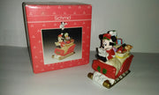 Santa Mickey Mouse Sleigh Disney Schmid Music Box - We Got Character Toys N More